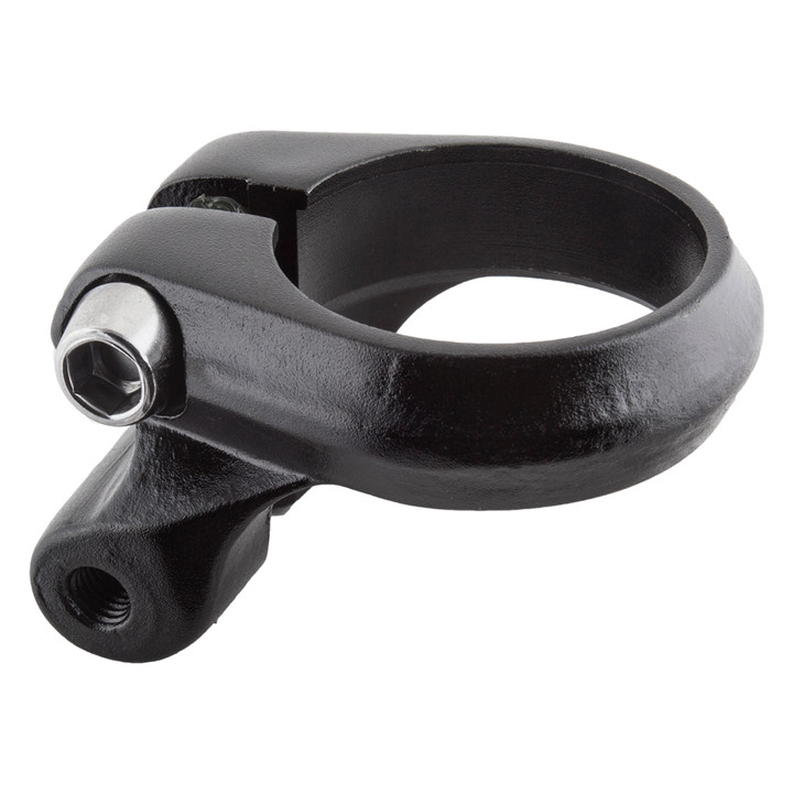 Sunlite Alloy 31.8 Bicycle Seat Post Clamp Rack Mount, Black 51864