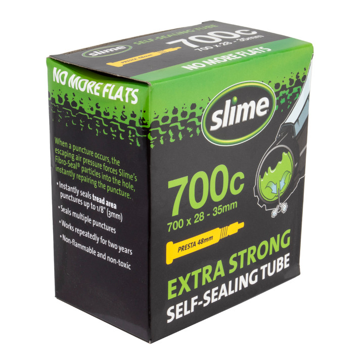 Self-Sealing Bicycle Tube 700x28-35mm Presta Valve, Butyl, Puncture Protection 30086