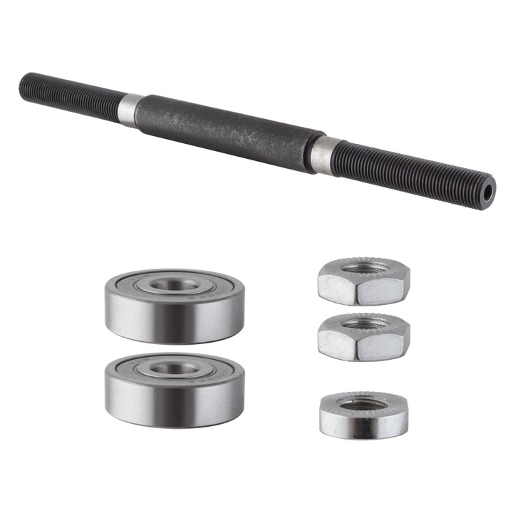 Black Ops MX-1100co Axle Set for Disc Hubs - 3/8"x26", Durable Alloy 372038