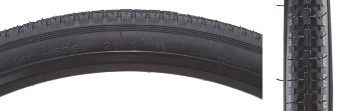 Sunlite 28x1.5 BMX/Urban Clincher Tire Black Reflective Sidewall 5977