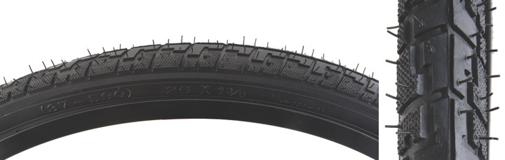 Sunlite Hybrid Nimbus 26x1 3/8 Clincher Tire Black Reflective Sidewall 590905