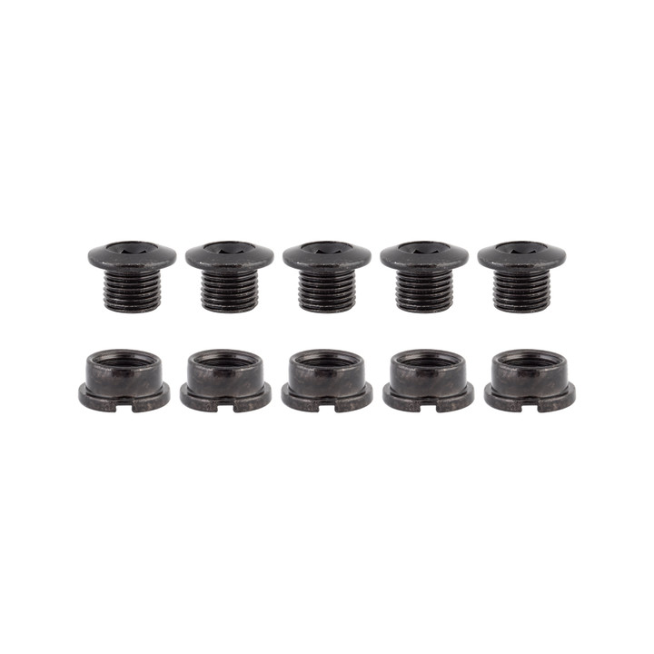 Origin8 Alloy Single Speed Chainring Bolts Set M8x6mm and M8x4mm 21452