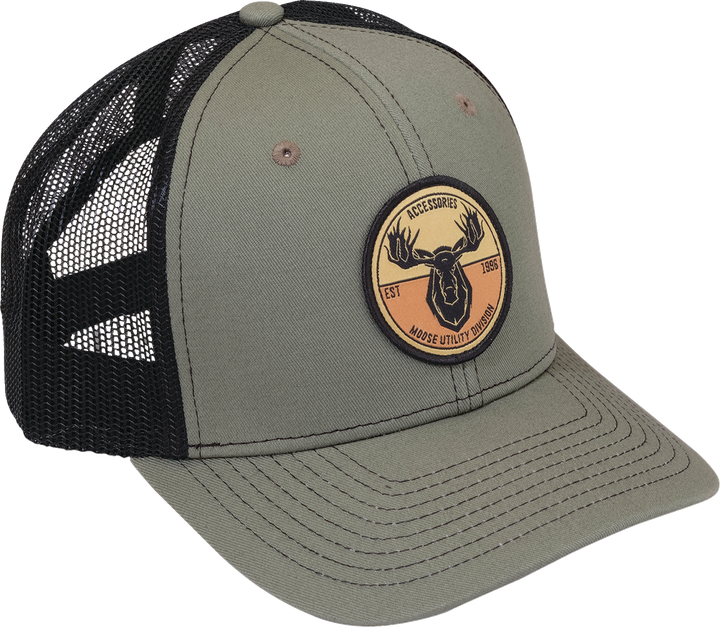 Moose Offroad Mud Badge Hat - Olive/Black C2402770