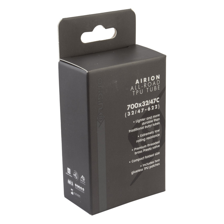 Origin8 Airion TPU All-Road Bicycle Tube 700x32-47mm Lightweight and Puncture-Resistant 630247