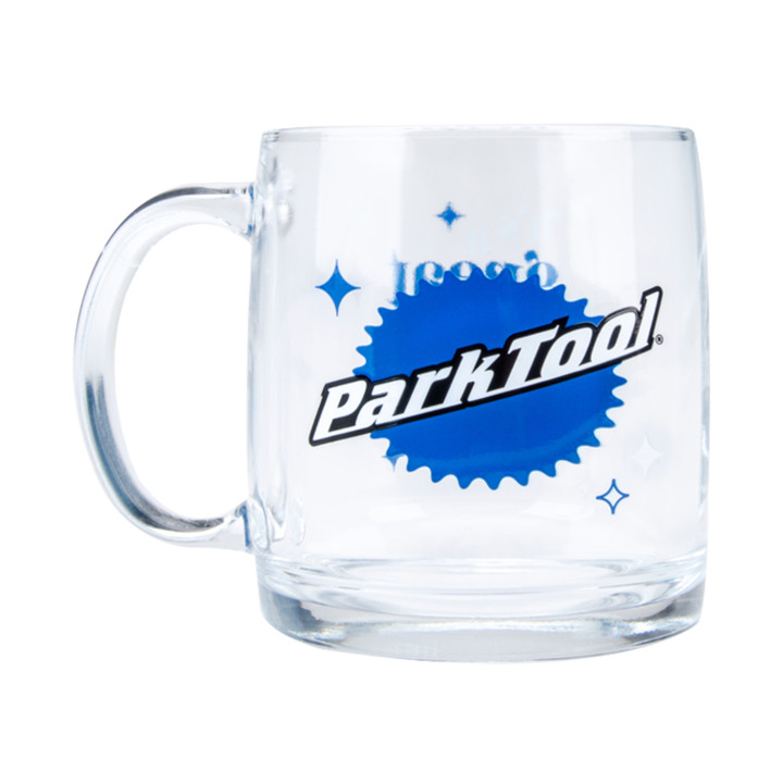 Park Tool Clear Glass Mug | Dishwasher Safe 12.5oz Cycling Gift MUG-7