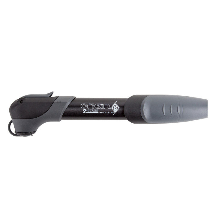 Origin8 Air-Surge MTB Frame Pump - Oversize Alloy Barrel, Reversible Presta/Schrader 43621