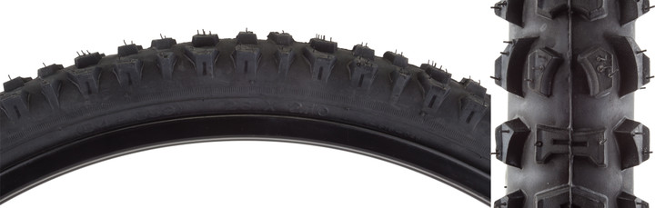 Sunlite 26x2.1 MTB Clincher Tire Reflective Sidewall, Durable Mud Grip 59385