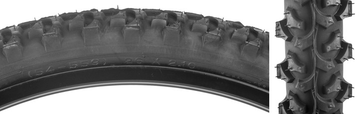 Sunlite 26x2.1 MTB Tire - Durable Wire Clincher for Cross and Trail 59008