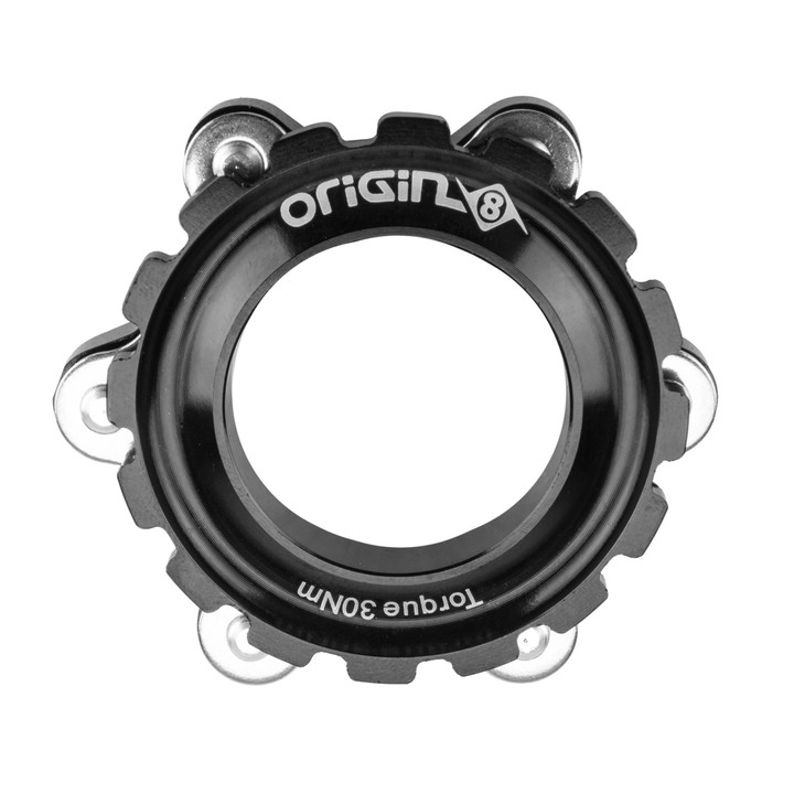 Origin8 Road CenterLock to 6-Bolt Disc Brake Adapter Black 120626