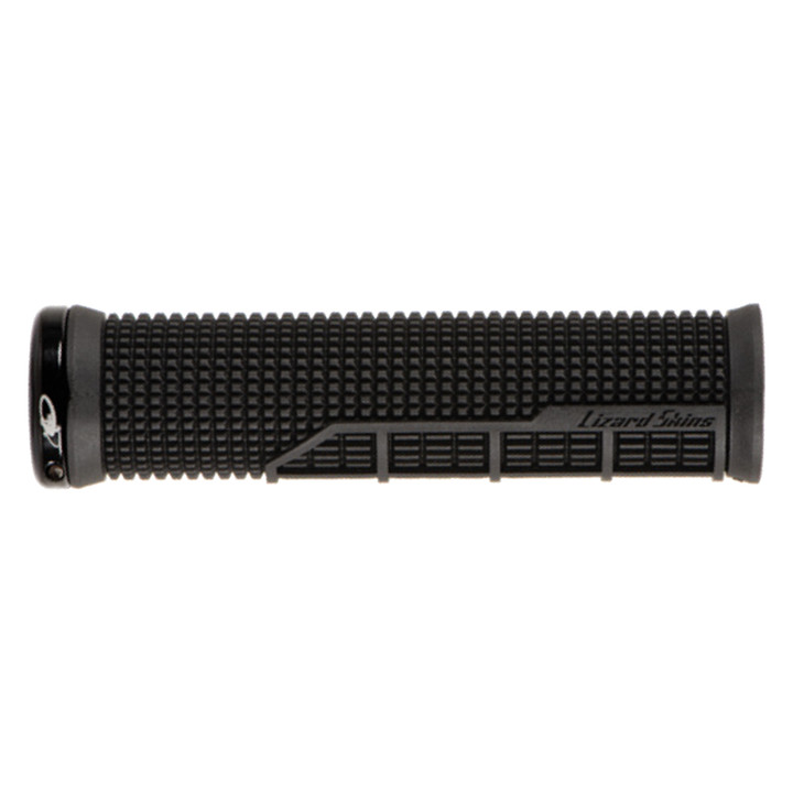 Lizard Skins Machine Bicycle Handlebar Grip Jet Black Single Sided Lock-On 135mm LOMCH100