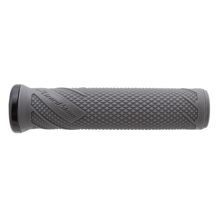 Lizard Skins Wasatch Lock-On Bike Grips - 29mm Vibration Dampening, Grey LOWAS300