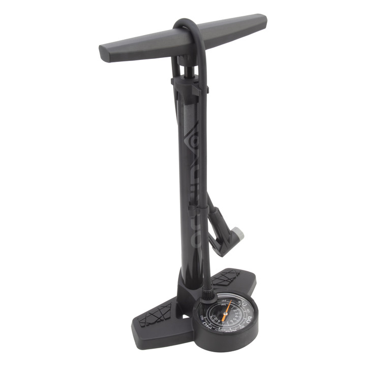 Origin8 Airaid MIDI Floor Pump Gauge - Compact Steel, 160psi 430219
