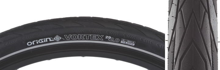 Origin8 Vortex 29x2.0 Wire-Bead Tire Puncture Protection and Reflective Sidewall 590683