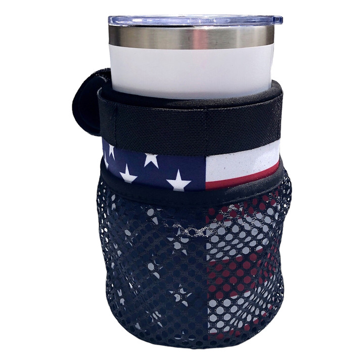 Insulated Neoprene Bike Drink and Phone Caddy USA Flag DH-NEO-FLAG