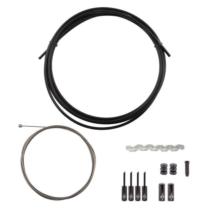 Origin8 Slick Compressionless 1x Gear Cable and Housing Kit for MTB and Road 14828