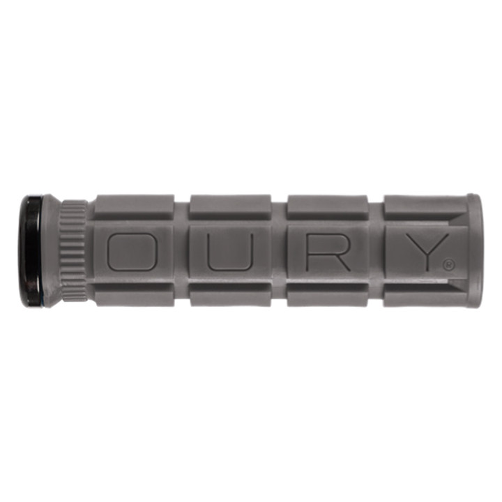 Oury V2 Single Lock-On Bicycle Handlebar Grips - 135mm, Soft Rubber, Graphite OSLOOG30