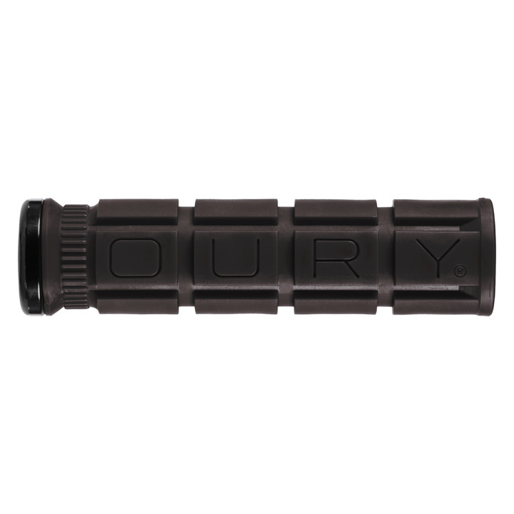 Oury V2 Single Lock-On Bike Grips 135mm, Vibration Absorbing Rubber, Black OSLOOG10