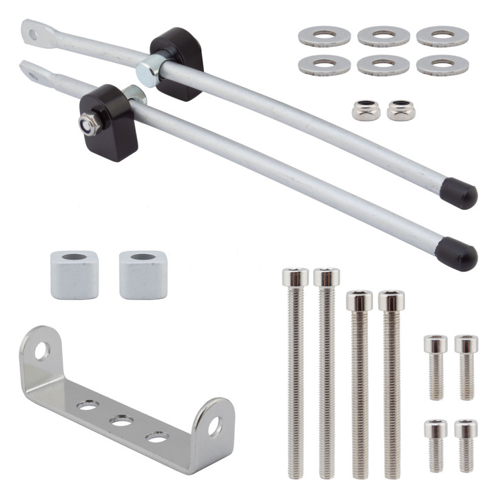 Sunlite Gold Tec Disc Rack Hardware Kit - Silver, Durable Replacement 450536