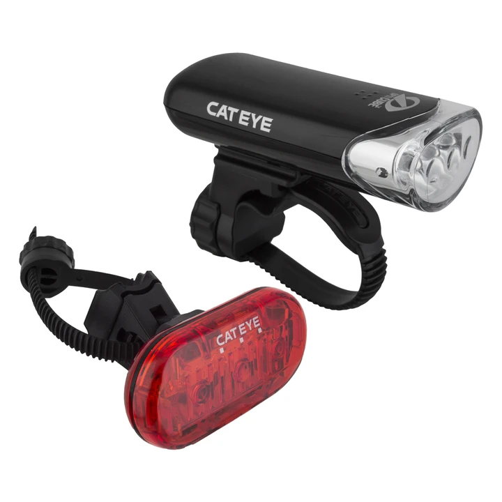 CatEye LED Bike Light Set HL-EL135 and Omni3 Taillight 8900151