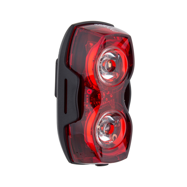 Portland Design Works Danger Zone LED Rear Taillight - Bright 200 Lumens, 3 Modes, AAA Batteries 410