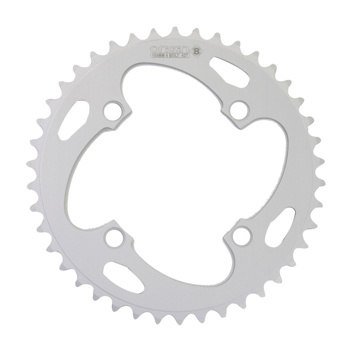 Origin8 42T Aluminum Chainring - CNC Machined, 8/9-Speed Compatible 21674