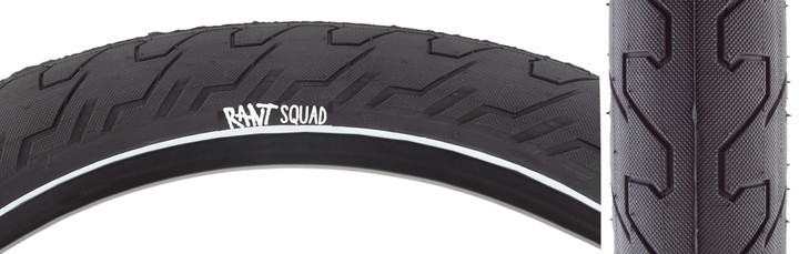 Rant Squad 20x2.3 Wire Clincher Tire - Reflective Black/White 421-18078