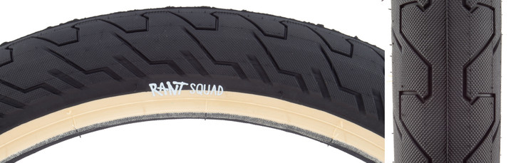 Rant Squad 20x2.3 Wire Tire - Micro Knurled Tread, Reflective Option 411-18078