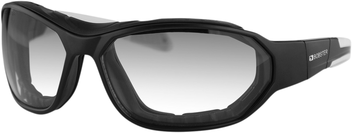Bobster Force Convertible Sunglasses - Matte Black - Clear Photochromic Lens BFOR001T