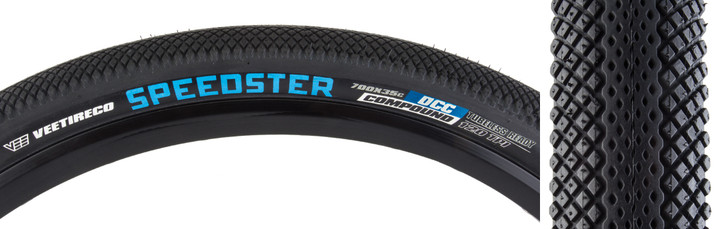 Vee Tire Co. Speedster Tire 700 x 35 Tubeless Folding Black 120tpi B316319