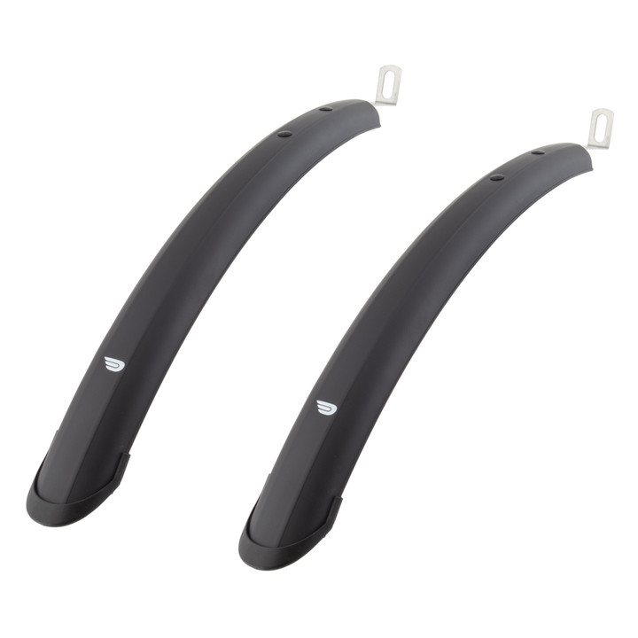 Pure Cycles 700C Alloy and PET Mini-Fenders Pair for Mud and Splash Protection 290485