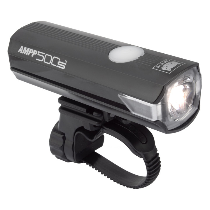 Cateye HL-EL085SRC AMPP500S USB-C Bike Front Light - 500 Lumens, 5 Modes 5344040