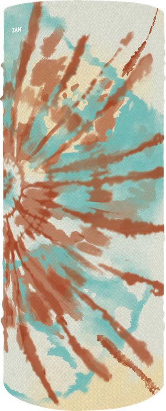 Zan Headgear Motley Tube - Polyester Natural Tie Dye T601