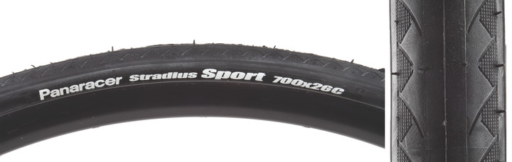 Panaracer Stradius Sport Road Tires – Durable, Lightweight Performance Cycling Tires in 700x23 and 700x26 Sizes for Training and Racing RF726-SSPT-B