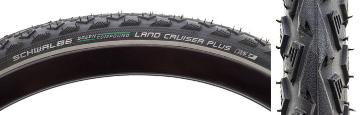 Schwalbe Land Cruiser 700x40 P-GUARD Wire Tire for Paved and Light Trail Riding 11101045.01
