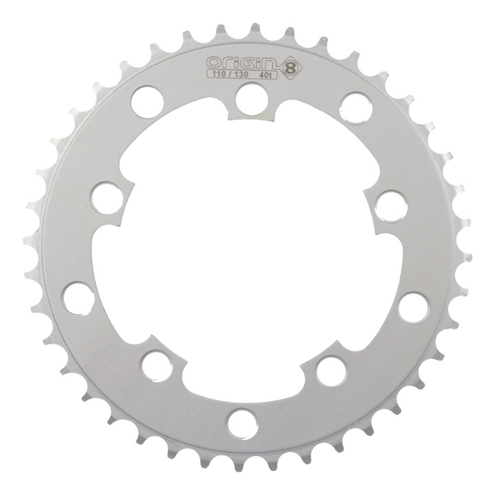 Origin8 39T Aluminum Single Speed Chainring - CNC Machined, 5-Bolt BCD 2247