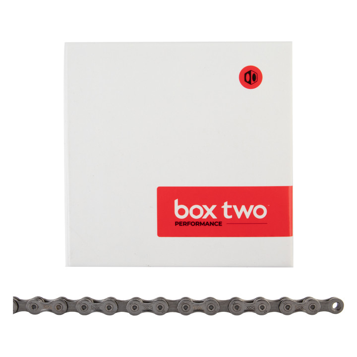 Box Two Prime 9 9-Speed Nickel Chain - Durable Steel, Wide Range Compatibility BX-CN2-P9A126-NI