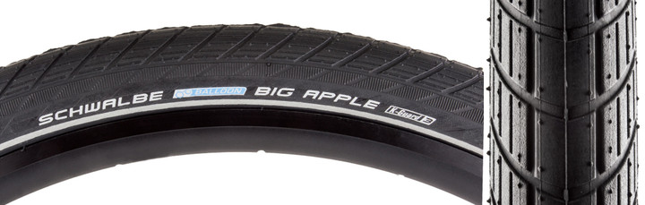 Schwalbe Big Apple Tire 700 x 50 Clincher Wire Active SBC KGuard 11100429.01