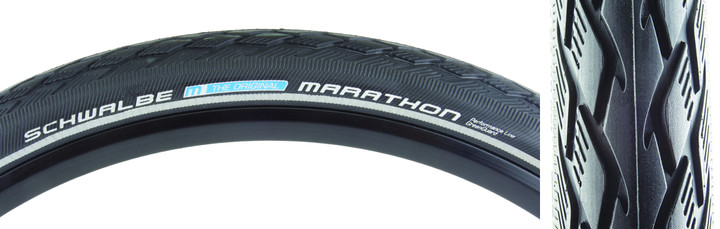 Schwalbe Green Marathon 20x1.50 Eco-Friendly Tire GreenGuard and Reflective Sidewall 11159411
