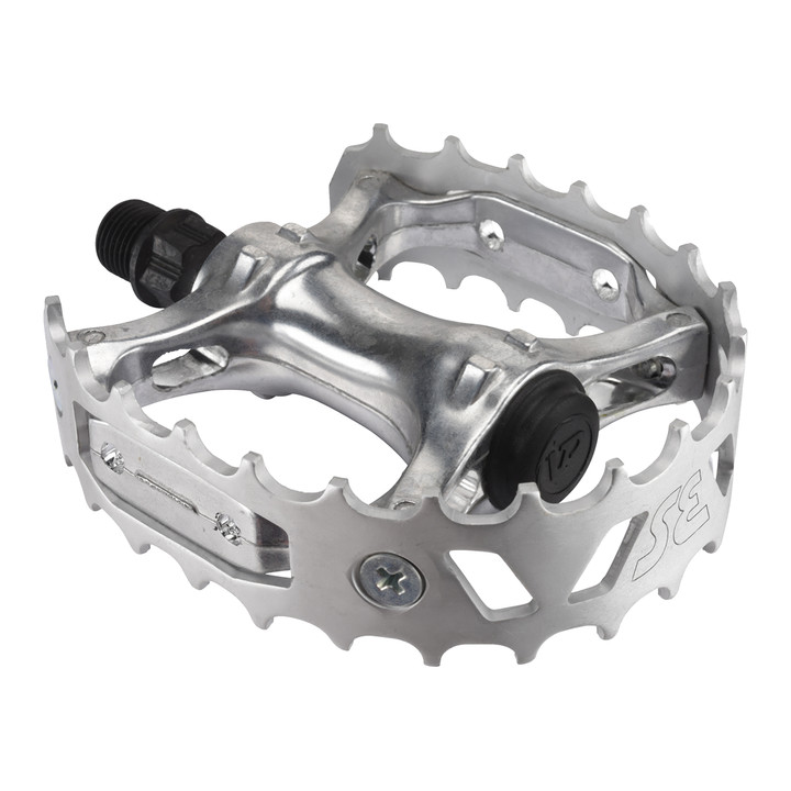 SE Bikes Bear Trap Pedals 9/16" Alloy Steel, Reflector, Durable Platform 4299