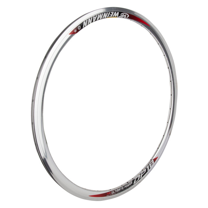 Weinmann DP18 700C Silver Alloy Rim - Lightweight, Durable Cycling Wheel DP18
