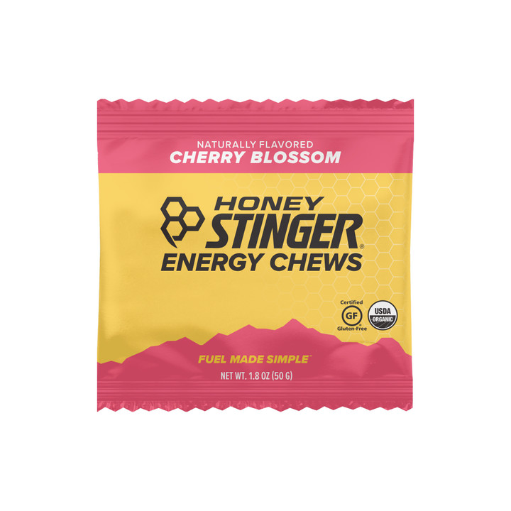 Honey Stinger Certified Organic Energy Chews Cherry Blossom Gluten Free 72119