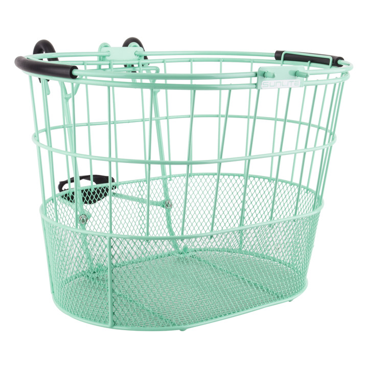Sunlite Steel Oval Mesh Basket Lift-Off Bracket - Seafoam Green 90320