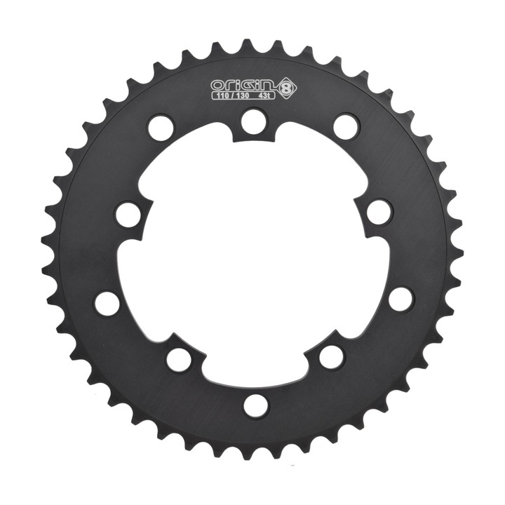 Origin8 43T Aluminum Single Speed Chainring - CNC Machined, 5-Bolt BCD 2285