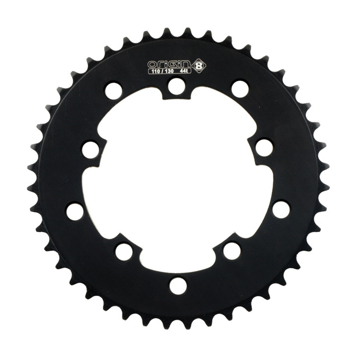 Origin8 Single Speed Chainring 44T 110mm/130mm 5-bolt Alloy Black 20991
