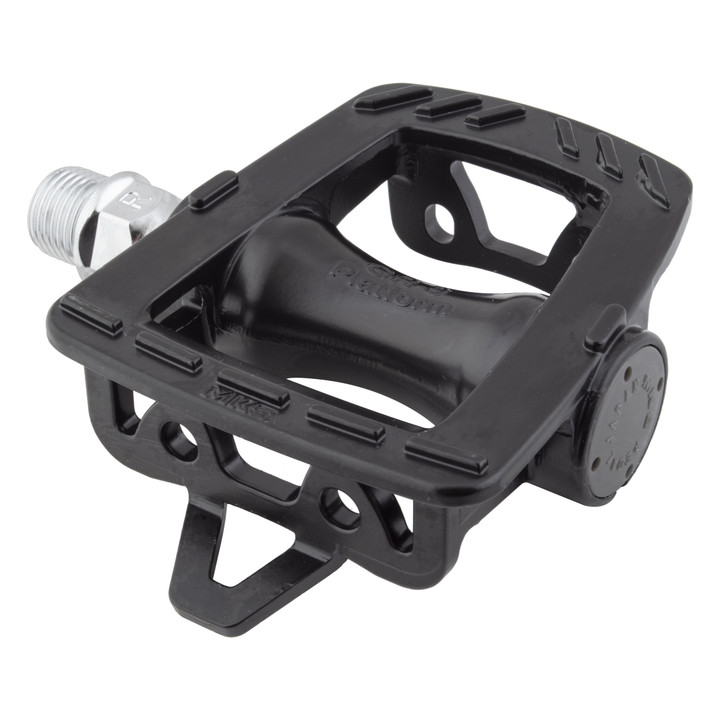 MKS GR-9 Chromoly Alloy Platform Pedals Toe Clip Compatibility GR-9 Black