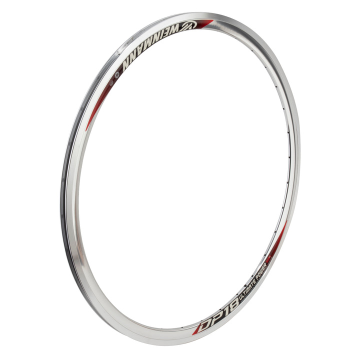 Weinmann DP18 700C Silver Alloy Rim - Durable Double Wall, 32H, Tube-Only Compatibility DP18