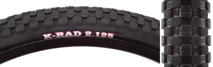 Kenda KRad 20" BMX Clincher Tire - Reflective, Low Profile Tread 027B4NU5