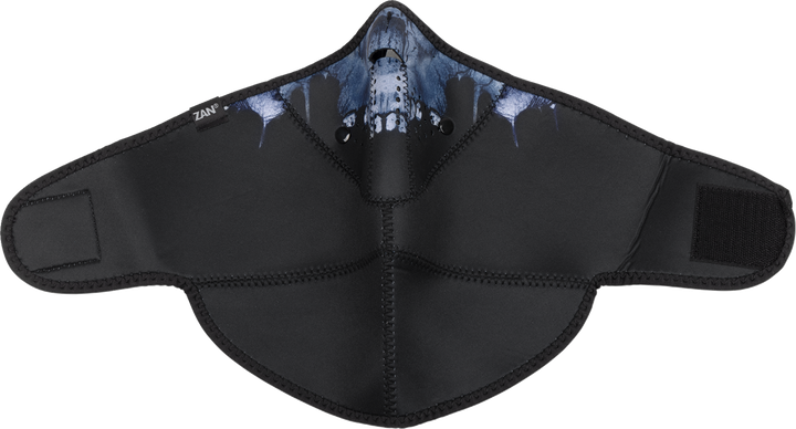 Zan Headgear 3-Panel Neo-X Neoprene Face Mask - Midnight Skull WNX417H3