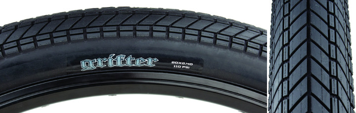 Maxxis Grifter Tire Clincher, Folding, Black, 2 Ply, Dual Compound 20 x 2.4 TB00360700
