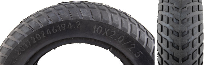 Sunlite 10x2.0 Solid Flat-Free Urethane Tires for Scooters and Utility Carts 593779